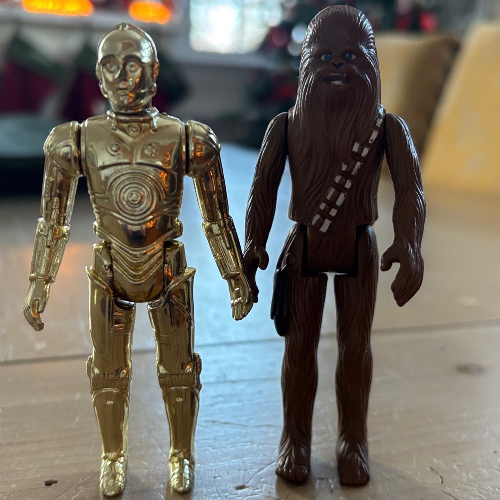 Vintage Star Wars Chewbacca and C-3PO